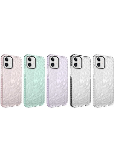 Apple Uyumlu iPhone 12 Kılıf Zore Buzz Kapak Mor