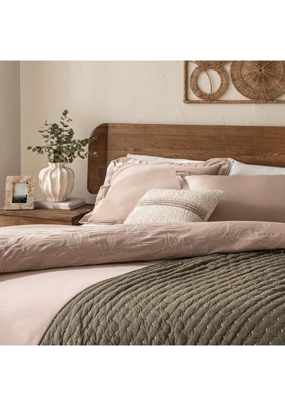 Chakra Lındas Bambu King Size Nevresim Seti 230x220cm Bej