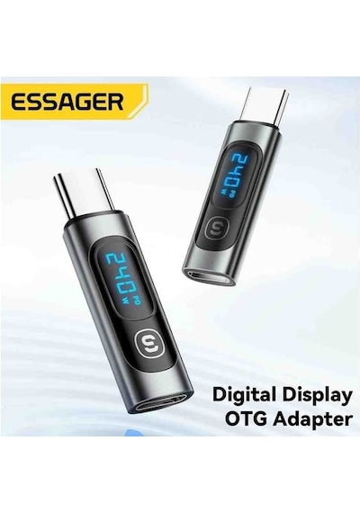 Essager Type-c To Type-c 240w Hızlı Adaptör Çevirici Dijital