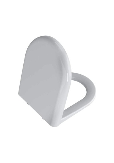 Zentrum 94-003-009 Yavaş Kapanır Klozet Kapağı, Duroplast, Beyaz Çok Renkli
