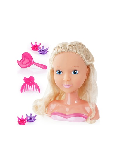 Prenses Bebek Saç Tasarım Büstü 19 Cm