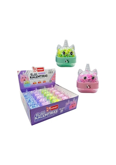 Pastel Kalemtraş Köpük Boncuklu Unicorn Mk-4030 - 2 Adet