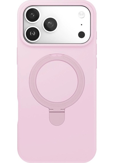 Apple, Uyumlu iPhone 17 Pro Regal Magsafe Standlı Kapak - Açık Pembe