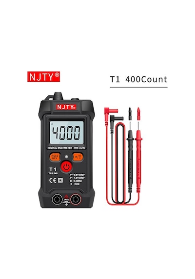 Njty T1 Dijital Multimetre True Rms Ncv 600V Mini Cep El Tipi