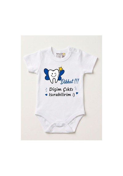 Babylimon %100 Pamuk Diş Buğdayı Dişim Çıktı Erkek Bebek Hediye Organik Baskılı Zıbın Body Beyaz - 884527551 Beyaz Babylimon %100 Pamuk Diş Buğdayı Dişim Çıktı Erkek Bebek Hediye Organik Baskılı Zıbın Body Beyaz - 884527551 Beyaz