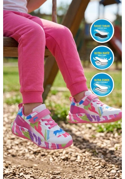 Marcokids Marco Kids 26y333 F Beyaz Kız Çocuk Spor Ayakkabı