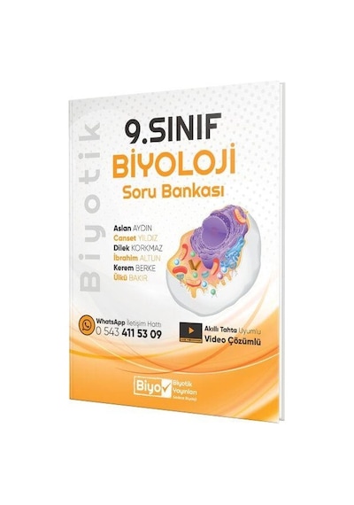 9. Sınıf Biyoloji Biyotik Soru Bankası Biyotik Yayınları