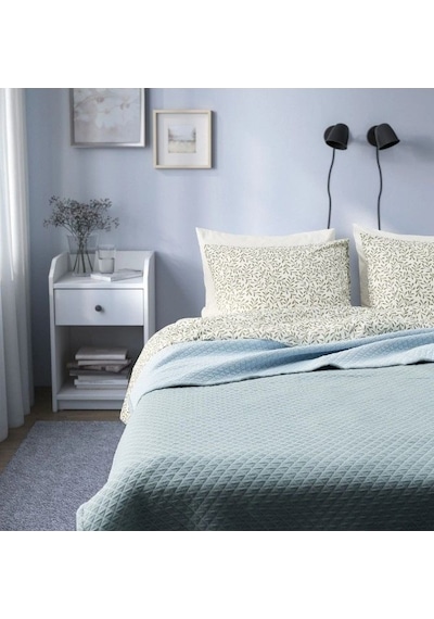 Ikea Praktvıal Polar Koltuk Örtüsü Tek Kişilik 250 X 160 Cm Lacivert