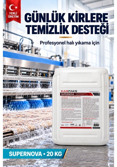 Supernova Halı Yıkama Şampuanı 20kg Tekli