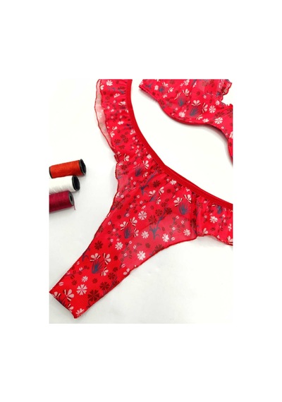 La Linaa Jasmin Kırmızı Çiçek Desenli Tanga Külotlu Sütyen Takım Kırmızı - 689426661 Kırmızı La Linaa Jasmin Kırmızı Çiçek Desenli Tanga Külotlu Sütyen Takım Kırmızı - 689426661 Kırmızı