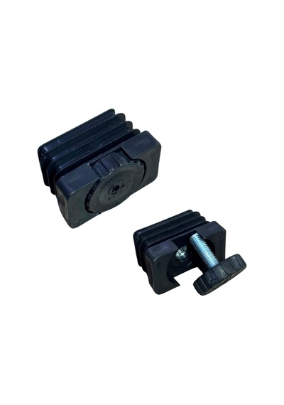 Cateksss 30x50 Mm Kademeli Gizli Ayarlı Profil Pabucu Siyah - 26 Lı Paket