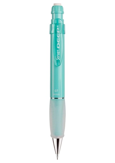 Deep Versatil Kalem, Silgi Ve Kalem Ucu 0,7mm 3'lü Set - Nane Yeşili