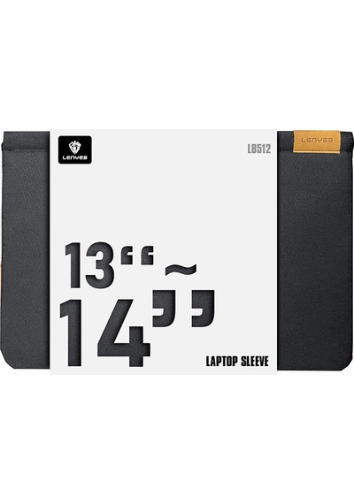 Lenyes Lb512 Omuz Askılı 14 İnç Su Geçirmez Laptop Çantası Gri