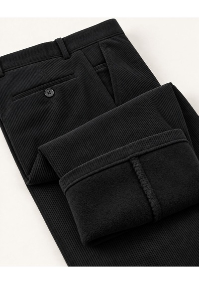Classics Men Erkek Rahat Kesim Yüksek Kalite Kışlık Kalın Içi Polarlı Termal Kadife Pantolon Baba Fitilli Siyah Classics Men Erkek Rahat Kesim Yüksek Kalite Kışlık Kalın Içi Polarlı Termal Kadife Pantolon Baba Fitilli Siyah
