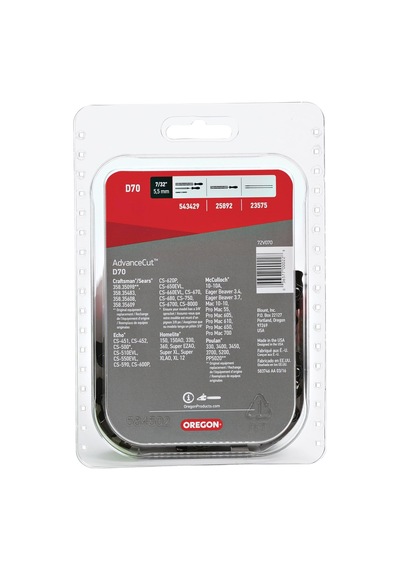 Cuttıng Systems - Zincir Testere Zinciri, 72 V Vaguard Full Chisel Premium C-loop, 20 İnç.