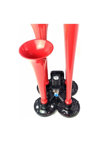 Ahmet Otomotiv 12volt 4 Borulu Düz Ses Havalı Korna