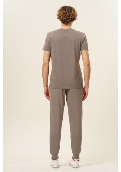 Benetton Bnt-m20452-23y Erkek T-shirt BNT-M20452-R1840 Turuncu