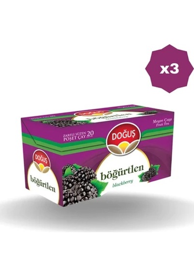 Doğuş Böğürtlenli Çay 20'li - 3 Adet