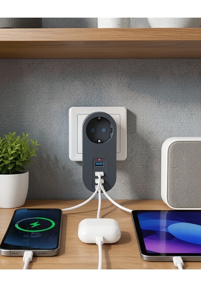 Isıya Dayanıklı 3 Usb Portlu Priz Uczzz3400priz-3 Diğer