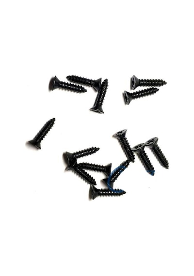 Klips, Menteşe, Ayak, Ağaç, Sunta Vidası 2,2x6,5mm - Siyah 100 Adet 0.45 CM