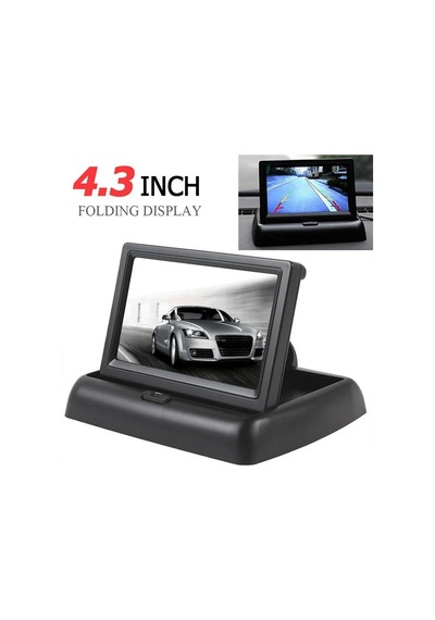 4.3 İnç Katlanan Ekran + 4 Led Gece Görüş Geri Vites Kamera