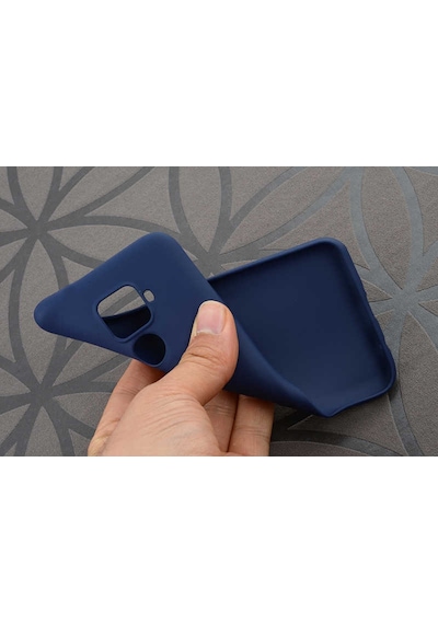 Huawei Mate 30 Lite Kılıf Zore Premier Silikon Kapak Gold