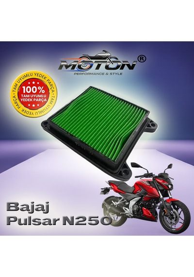 Bajaj Pulsar N250 Yüksek Performanslı Hava Filtresi A Kalite