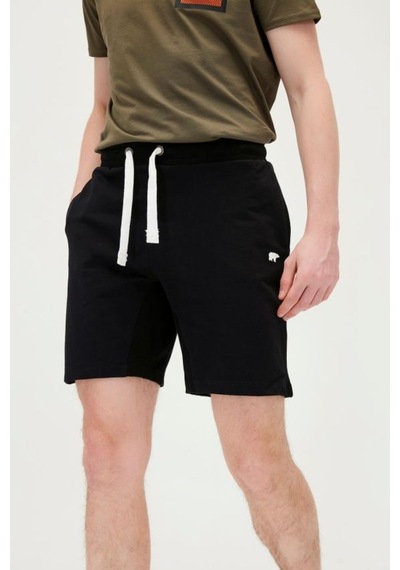 Bad Bear Holmer Sweatshort Erkek Şort Siyah 21.01.18.003