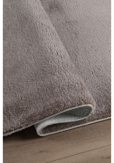Vl Yuvarlak Comfort Ponpon Saçaklı Peluş Post Halı Kahverengi Halı Kahverengi Düz Saçak