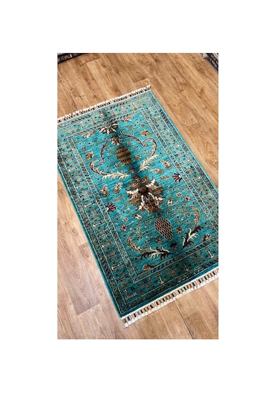 El Dokuma Afghan Halısı Mavi