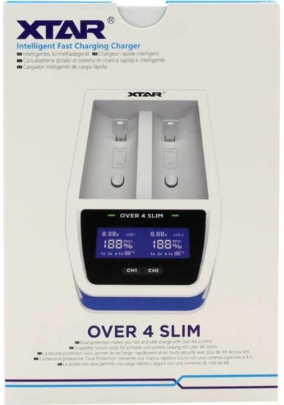 Xtar Over 4 Slim Pil Şarj Cihazı