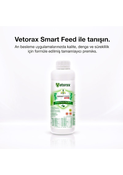 Vetorax Smart Feed 1 Litre Arılar İçin Sıvı Yem Premiksi