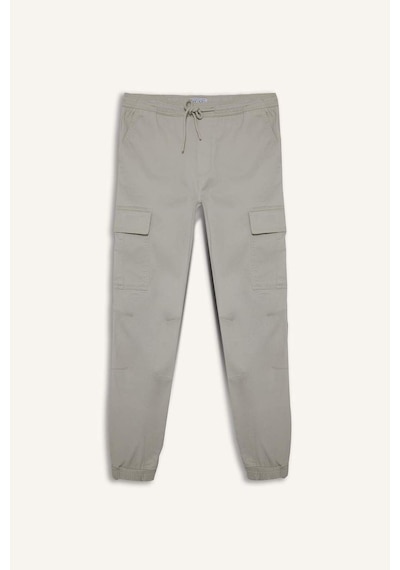 Defacto Regular Fit Beli Bağcıklı Kargo Cepli Jogger Pantolon F4681ax25aubg766 Bej