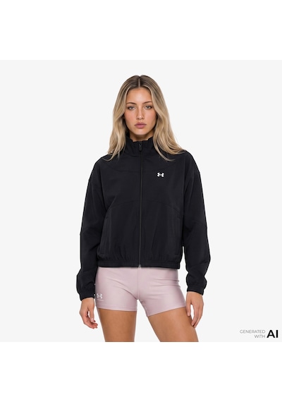 Under Armour Rival Woven Kadın Siyah Ceket 1389631