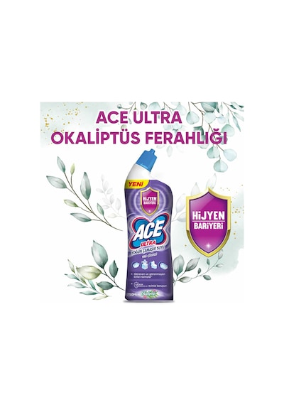 Ace Ultra Yoğun Okaliptus Çamaşır Suyu 6 x 750 ML
