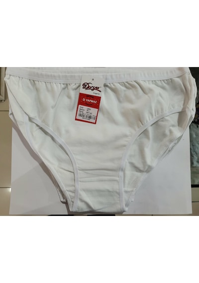 Dorya İz Yapmaz Penye Kadın Slip Külot V60 Beyaz