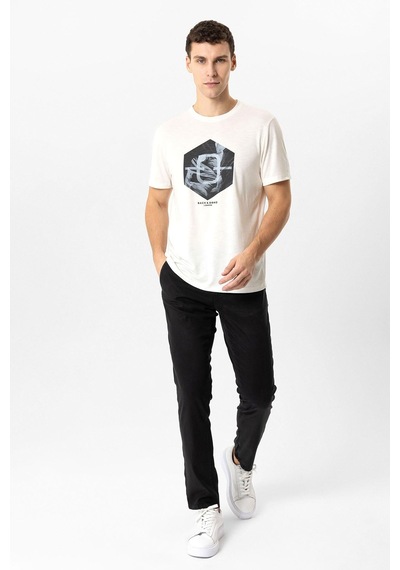Back And Bond Siyah Slim Fit Pamuklu Beli Bağcıklı Yan Cep Chino Pantolon Çok Renkli