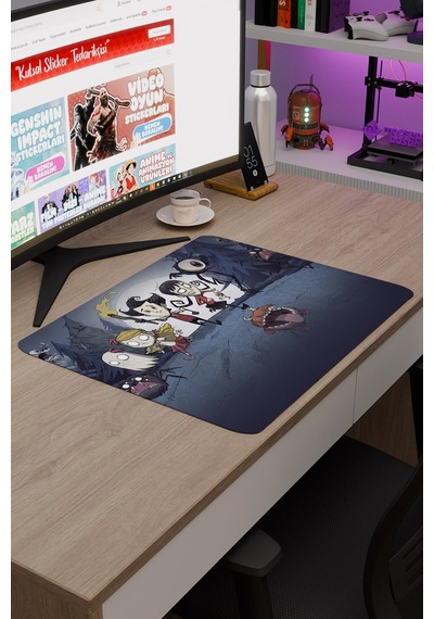 Don't Starve Kaymaz Dikişli Kauçuk Oyuncu Mousepad V5 - 48x40 Xl Gaming Mouse Pad Fare Altlığı