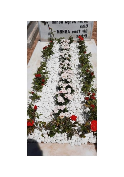 Asenya Mezar Taşı 25 Kg 1-2 Cm Beyaz Dolomit Taş Dere Çakıl Taşı Bahçe Süs Taşı Mezar Süsleme Taşı