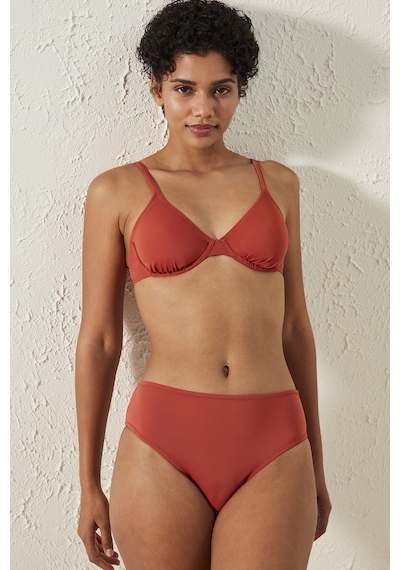 Penti Basic Balenli Bikini Üstü Tarçın