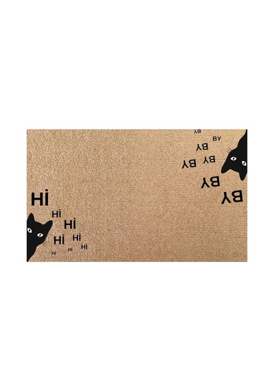 Kaymaz Tabanlı Velür Coco Kapı Paspası 45x75 Cm Kalın 029 Diğer