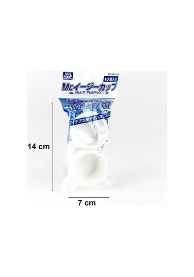 Mr.hobby Gt-119 Temizleme Ve Yıkama Kabı, 60 Ml, 10 Adet, Plastik
