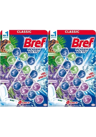 Bref Power Aktiv Klozet Bloğu Çam Ve Lavanta Kokulu 8 Li Set