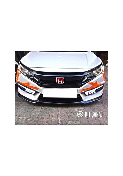 Honda Civic Makyajsız 2016-2018 Fc5 Ön Ek Plastik Boyasız