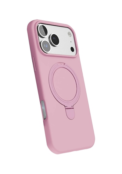 Ankaverse Apple İphone Uyumlu 17 Pro Max Regal Magsafe Standlı Kapak - Açık Pembe