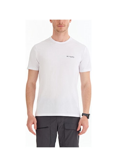 Columbia Cs0354 Csc M Basıc Sm Logo Ls Tee White-white White