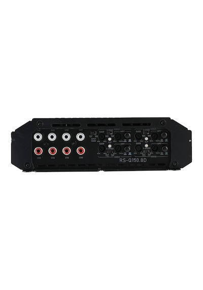 Reiss Audio Rs-q150.8d 8 Kanal Profesyonel Oto Amfi 4 Ohm 150x8w Rms 4 Ohm Köprüleme 4x450w Rms
