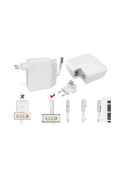 Teknikshop Apple Uyumlu MacBook 13 1.83/2.16Ghz Core 2 Duo Aplple 18.5V 4.6A\3.6A Adaptör