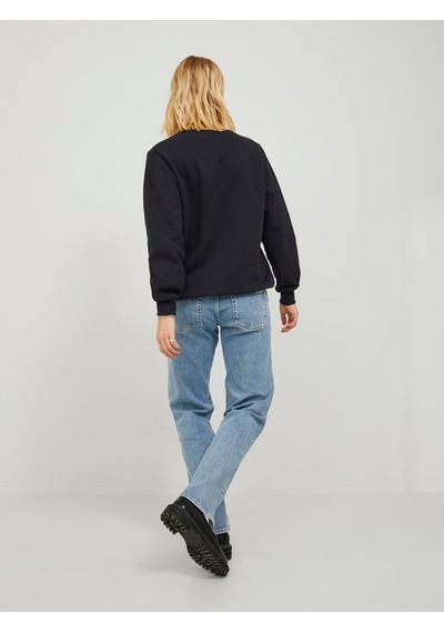 Jjxx Sıfır Yaka Rahat Kesim Siyah Kadın Sweatshirt 12223962 001