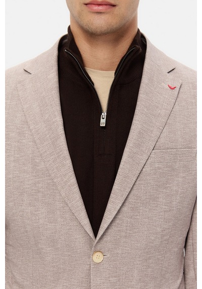 D's Damat Ds Damat Regular Fit Bej Armürlü Kumaş Ceket 5hc04ım09488m Bej